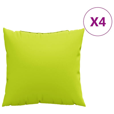 Vidaxx Sofakissen 4 Stück hellgrün 60x60 cm Stoff