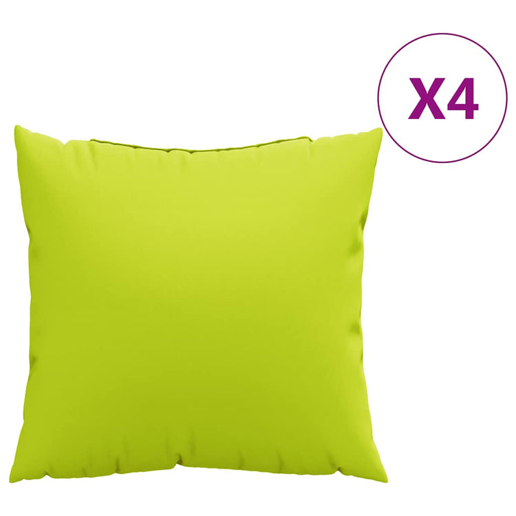 Vidaxx Sofakissen 4 Stück hellgrün 60x60 cm Stoff