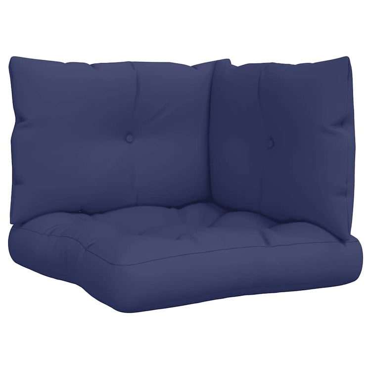 VidaXL Palettenkissen 3 Stück Oxford-Stoff Marineblau