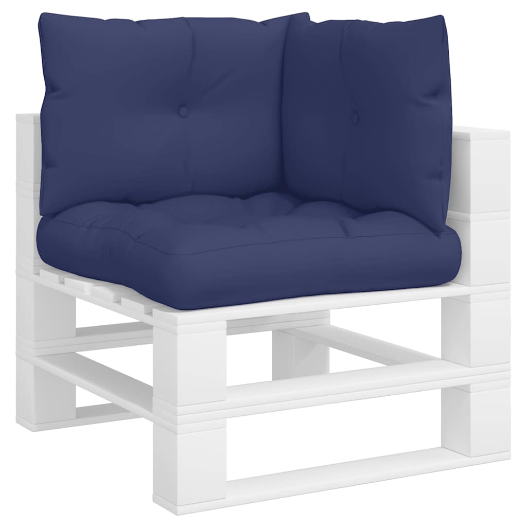 VidaXL Palettenkissen 3 Stück Oxford-Stoff Marineblau