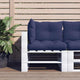 VidaXL Palettenkissen 3 Stück Oxford-Stoff Marineblau
