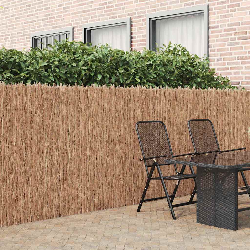 Vidaxl Reisigzaun braun 400 x 150 cm braun