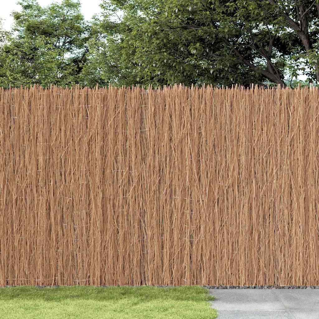 Vidaxl Reisigzaun braun 400 x 150 cm braun