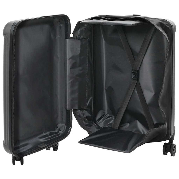 Vidaxx Koffer mit Schloss dunkelgrau 34 x 23 x 55,5 cm ABS-Kunststoff