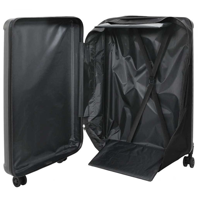 Vidaxx Koffer mit Schloss dunkelgrau 50 x 30 x 76 cm ABS-Kunststoff