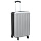 Vidaxx Koffer mit Schloss silber 43 x 27 x 66 cm ABS-Kunststoff
