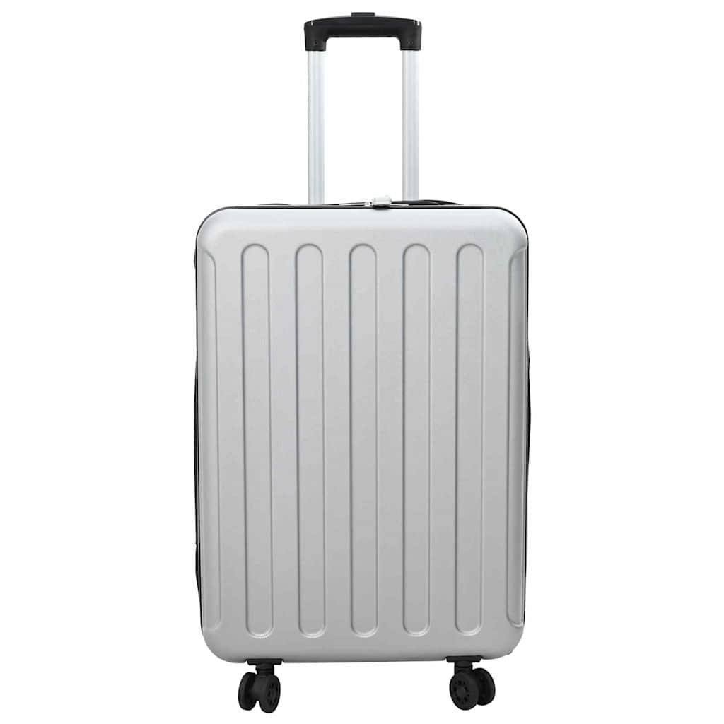 Vidaxx Koffer mit Schloss silber 43 x 27 x 66 cm ABS-Kunststoff