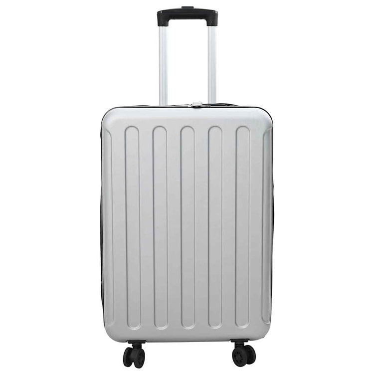 Vidaxx Koffer mit Schloss silber 43 x 27 x 66 cm ABS-Kunststoff