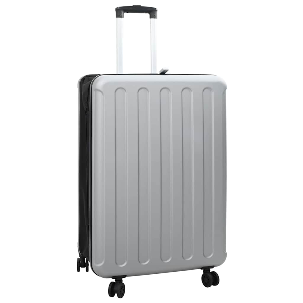 Vidaxx Koffer mit Schloss silber 50 x 30 x 76 cm ABS-Kunststoff