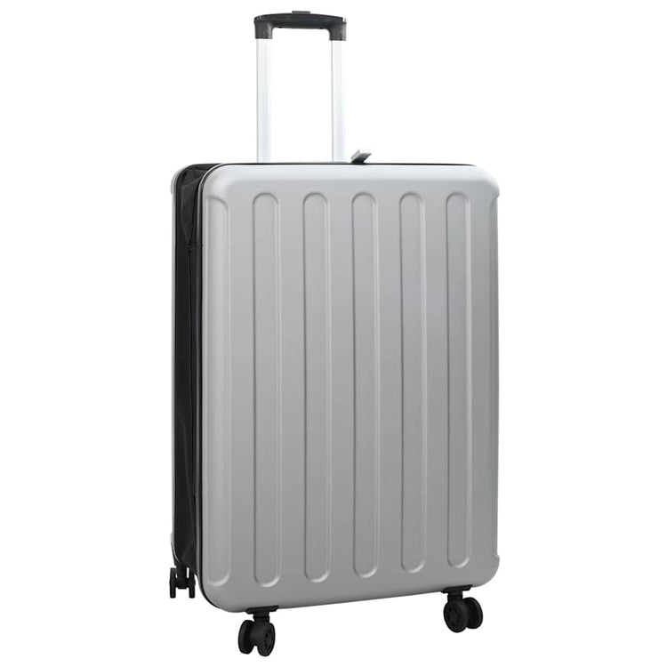 Vidaxx Koffer mit Schloss silber 50 x 30 x 76 cm ABS-Kunststoff