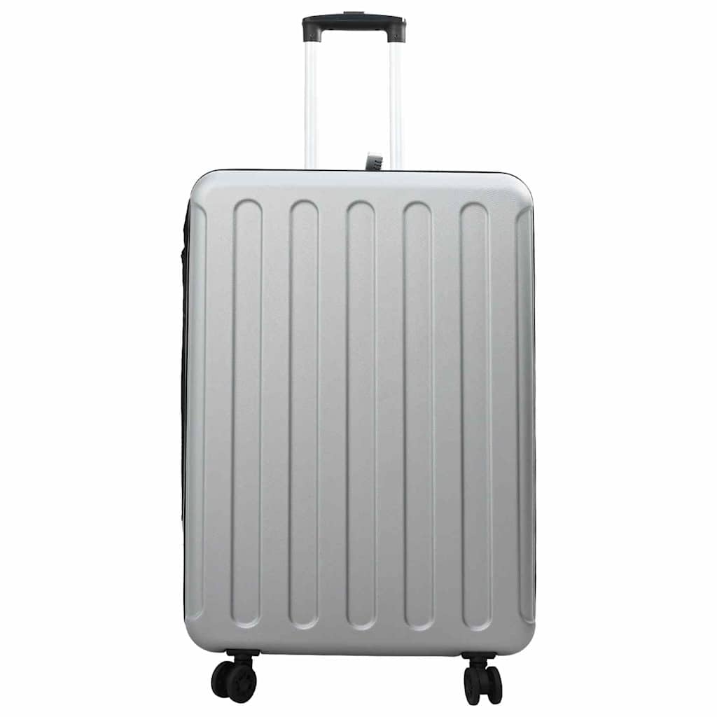 Vidaxx Koffer mit Schloss silber 50 x 30 x 76 cm ABS-Kunststoff
