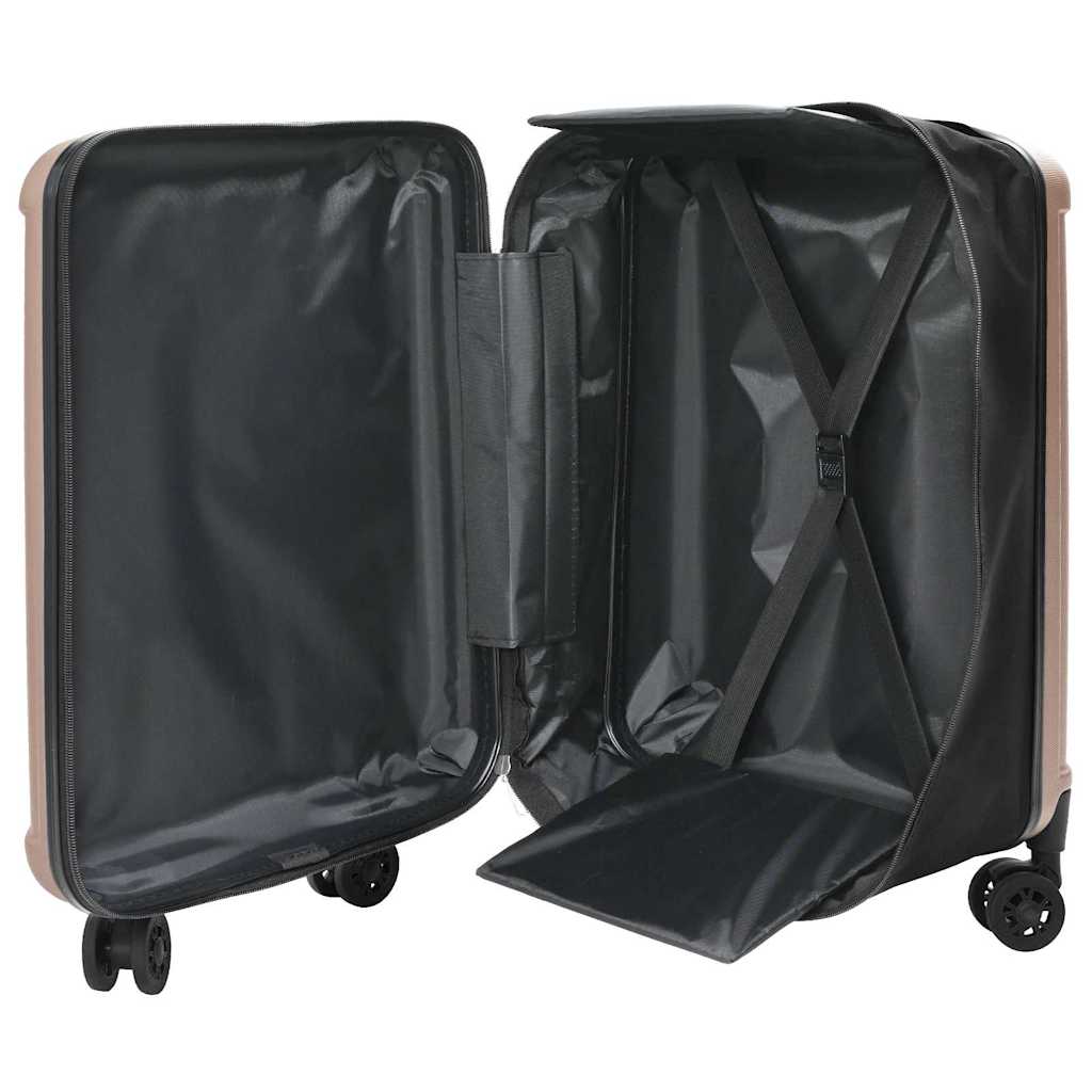 Vidaxx Koffer mit Schloss Roségold 43 x 27 x 66 cm ABS-Kunststoff