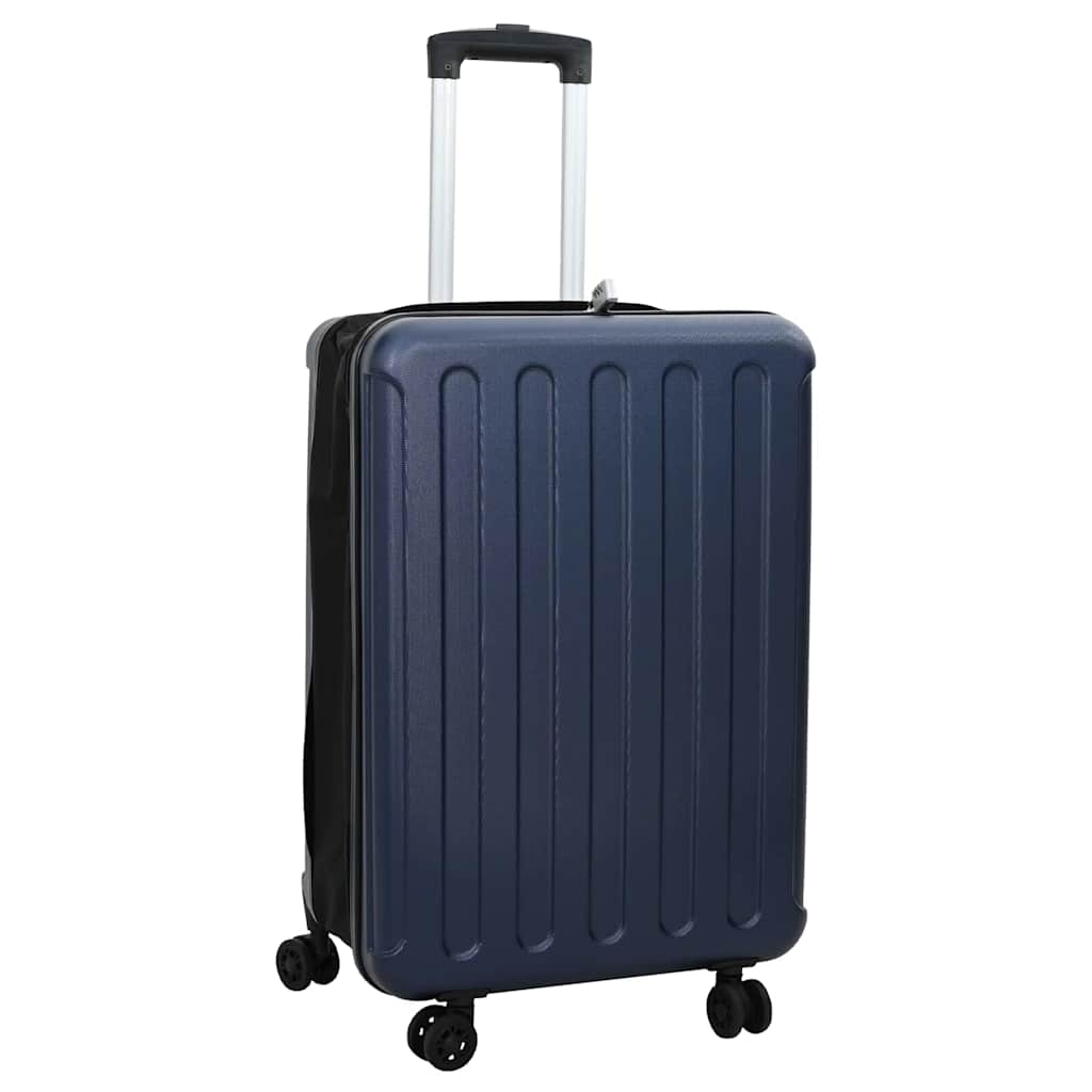 VidaXL Koffer mit Schloss dunkelblau 43 x 27 x 66 cm ABS-Kunststoff