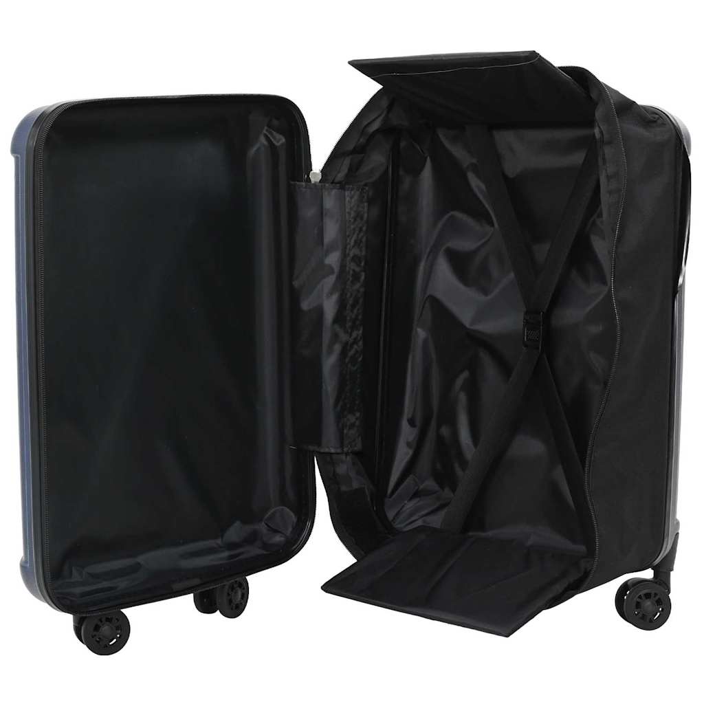 VidaXL Koffer mit Schloss dunkelblau 43 x 27 x 66 cm ABS-Kunststoff