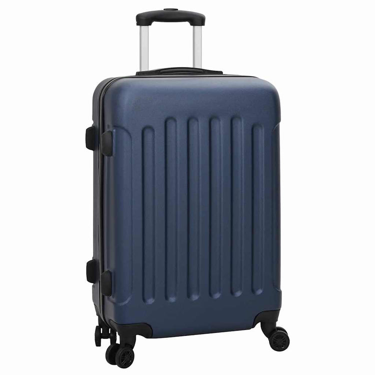 VidaXL Koffer mit Schloss 3 Stück dunkelblau 50 x 31 x 78 cm ABS-Kunststoff