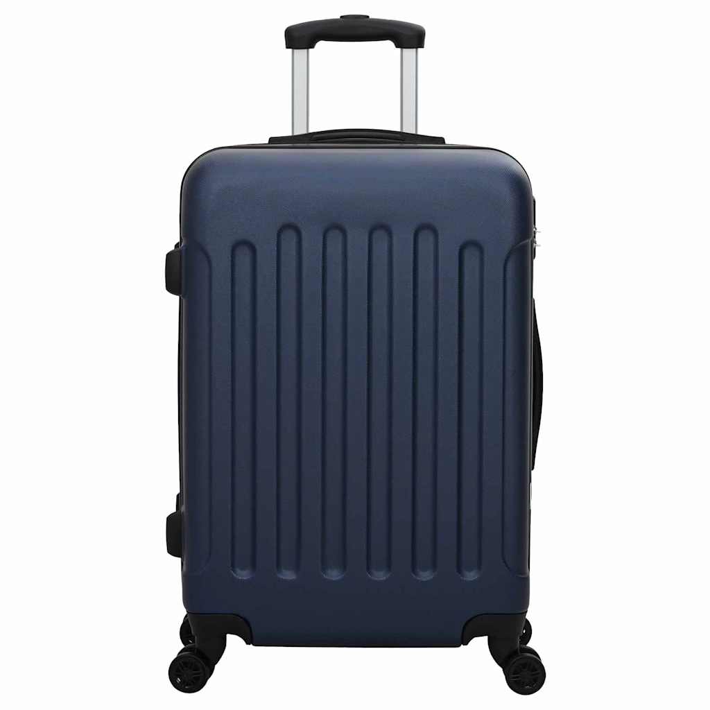 VidaXL Koffer mit Schloss 3 Stück dunkelblau 50 x 31 x 78 cm ABS-Kunststoff