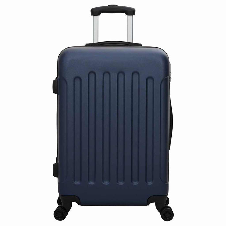 VidaXL Koffer mit Schloss 3 Stück dunkelblau 50 x 31 x 78 cm ABS-Kunststoff