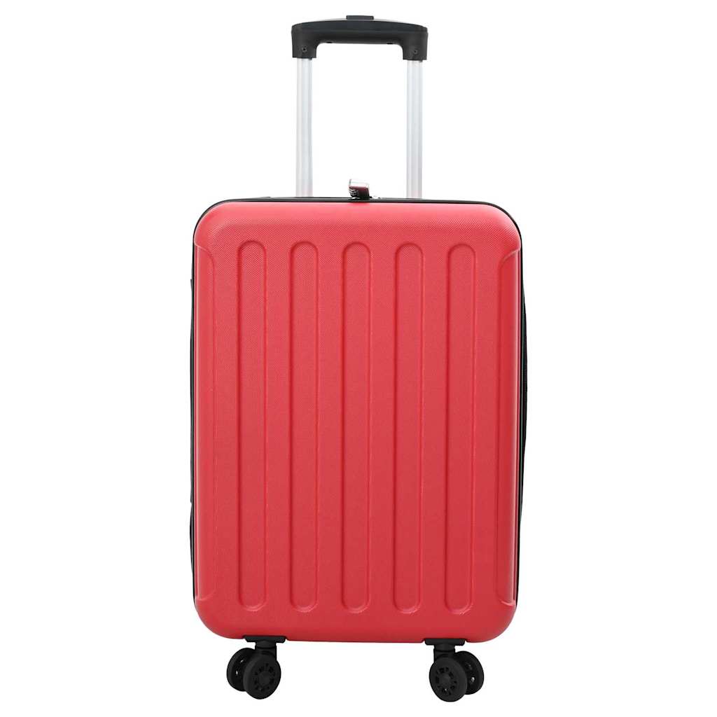 Vidaxx Koffer mit Schloss rot 34 x 23 x 55,5 cm ABS-Kunststoff