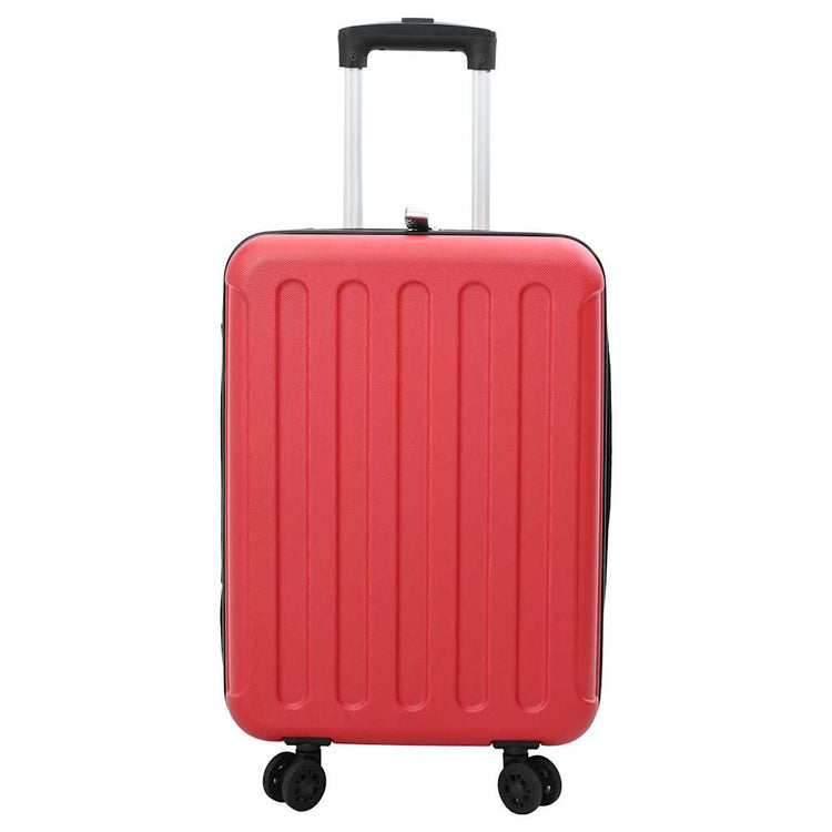 Vidaxx Koffer mit Schloss rot 34 x 23 x 55,5 cm ABS-Kunststoff