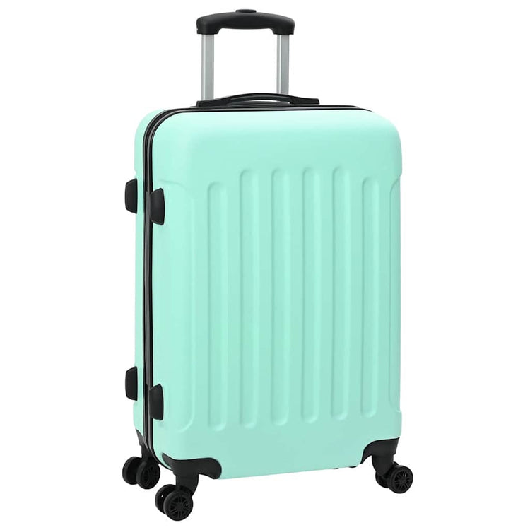 VidaXL Koffer mit Schloss 3 Stück Mintgrün 50 x 31 x 78 cm ABS-Kunststoff