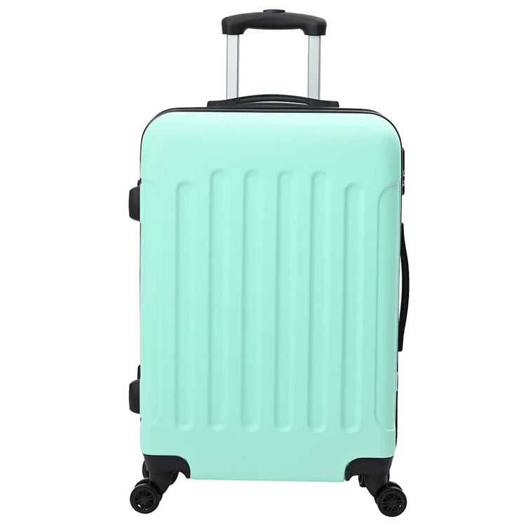 VidaXL Koffer mit Schloss 3 Stück Mintgrün 50 x 31 x 78 cm ABS-Kunststoff