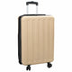 VidaXL Koffer mit Schloss Champagner 43 x 27 x 66 cm ABS-Kunststoff