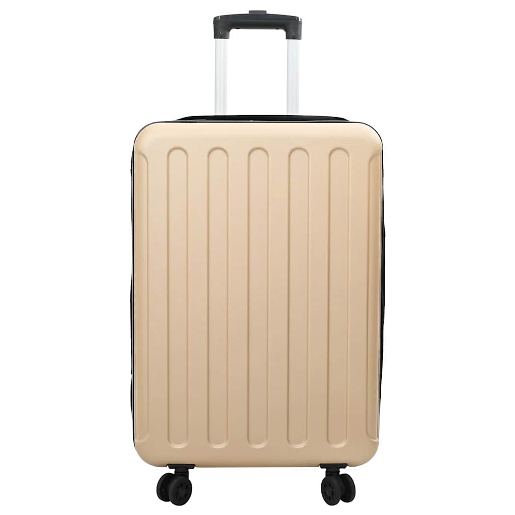VidaXL Koffer mit Schloss Champagner 43 x 27 x 66 cm ABS-Kunststoff