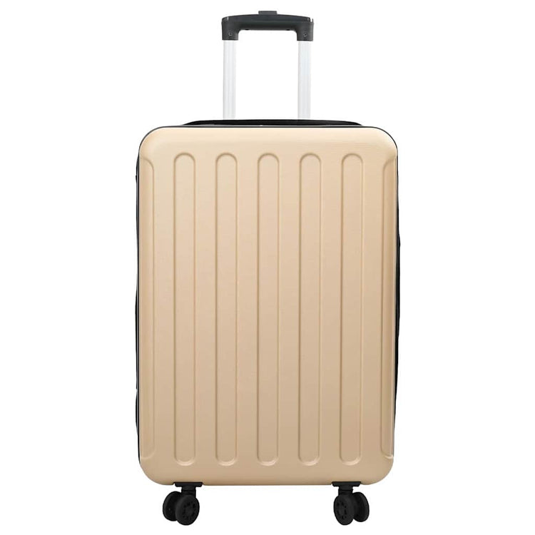 VidaXL Koffer mit Schloss Champagner 43 x 27 x 66 cm ABS-Kunststoff