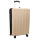 VidaXL Koffer mit Schloss Champagner 50 x 30 x 76 cm ABS-Kunststoff