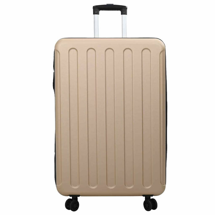 VidaXL Koffer mit Schloss Champagner 50 x 30 x 76 cm ABS-Kunststoff