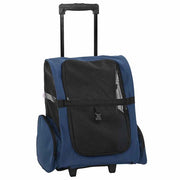 Vidaxx Haustierwagen 3-in-1 48x32x (57-106) cm Oxford-Stoff blau - afbeelding 2