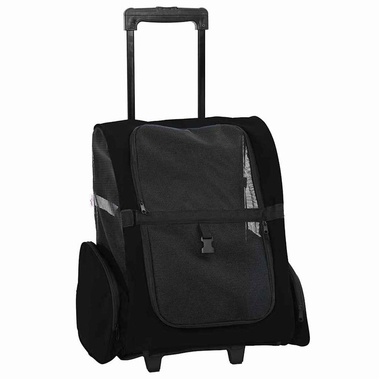 Vidaxx Haustierwagen 3-in-1 48x32x (57-106) cm Oxford-Stoff schwarz