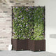 Vidaxl Gartenblumentopf 3 Stück braun 80 x 80 x 143 cm Stahl