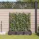 VidaXL Gartenblumentopf 3 Stück brauner Stahl