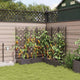VidaXL Gartenblumentopf 5 Stück brauner Stahl
