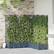 Vidaxxl Gartenblumentopf 5 Stück grau 120 x 120 x 125,5 cm Stahl
