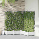 Vidaxxl Gartenblumentopf 5 Stück weiß 120 x 120 x 125,5 cm Stahl