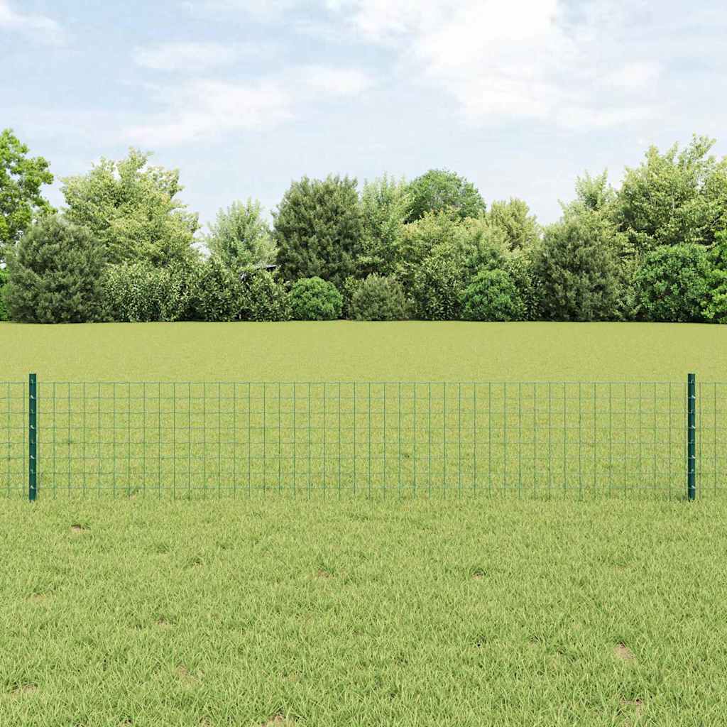 Vidaxl Zaunpfosten 5 Stück grün 80 cm Stahl