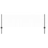 Vidaxl Zaunpfosten 11 Stück grau 60 cm Stahl