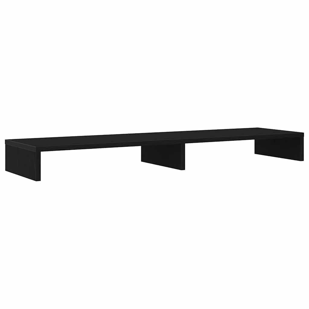 Vidaxx Monitorständer Eiche schwarz 100x27x10 cm Holzwerkstoff