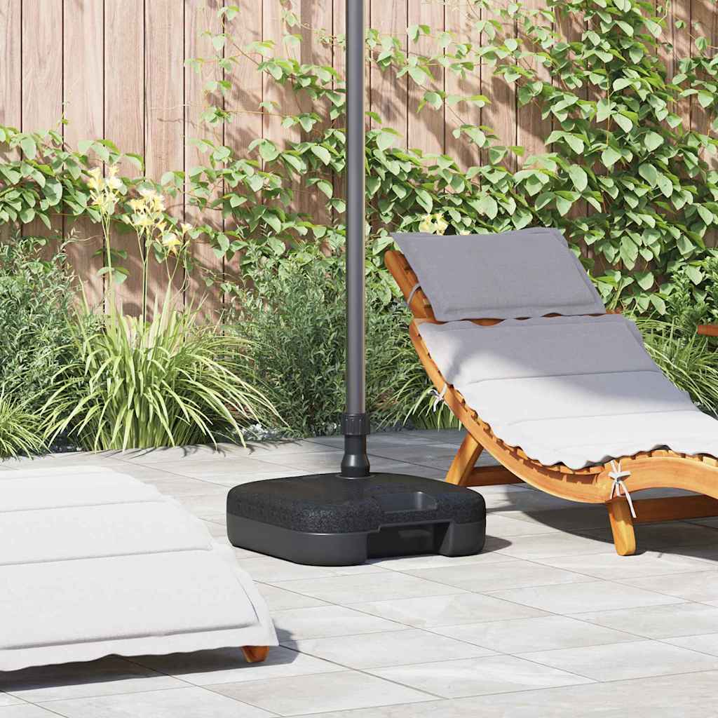 Vidaxx Sonnenschirmständer schwarz 45 x 45 x 29,5 cm hochwertiges Polyethylen