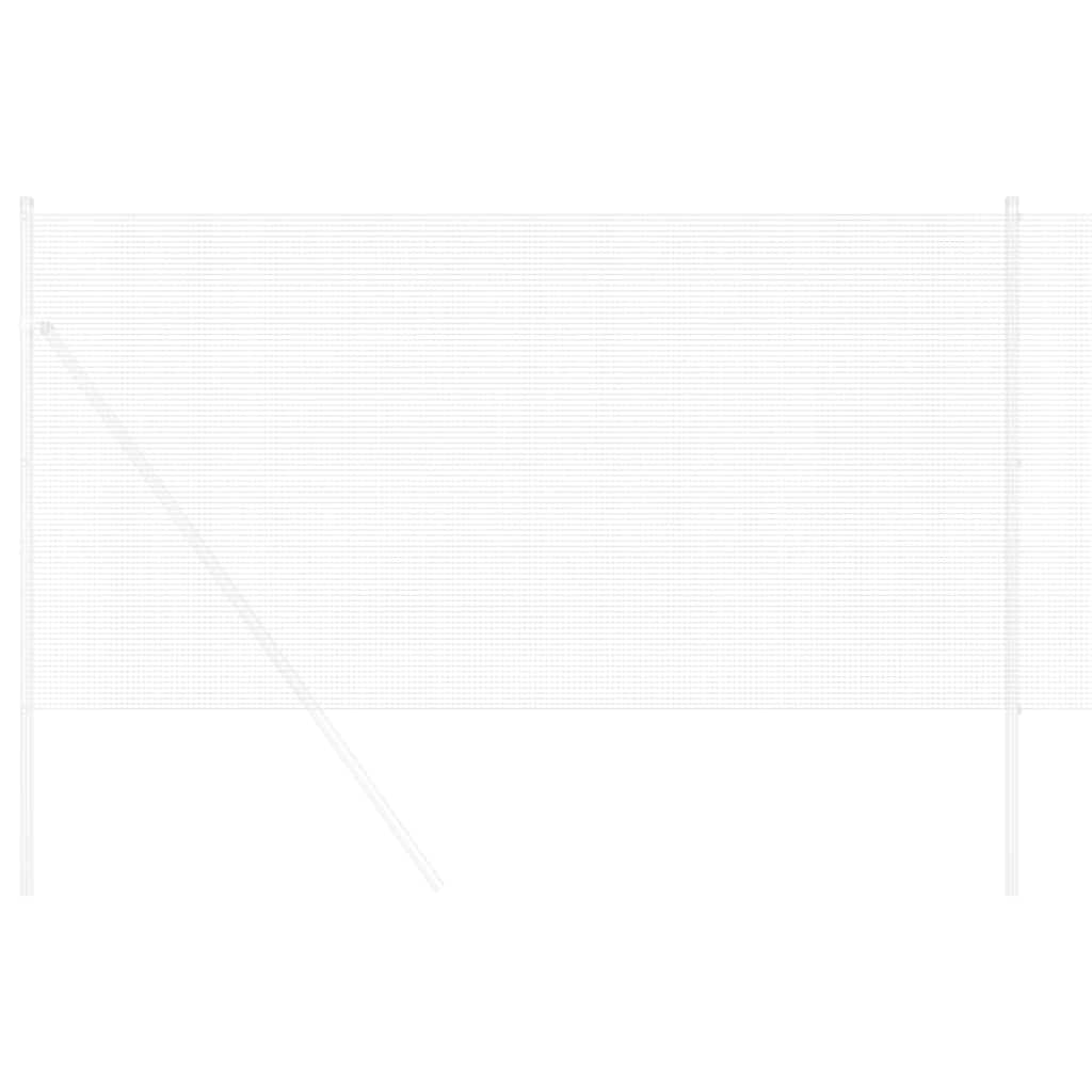 Vidaxl Schweißdrahtzaun Silber 0,4 x 10 m