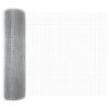 Vidaxl Schweißdrahtzaun Silber 0,5 x 50 m