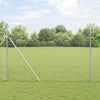 Vidaxl Schweißdrahtzaun Silber 1,5 x 50 m