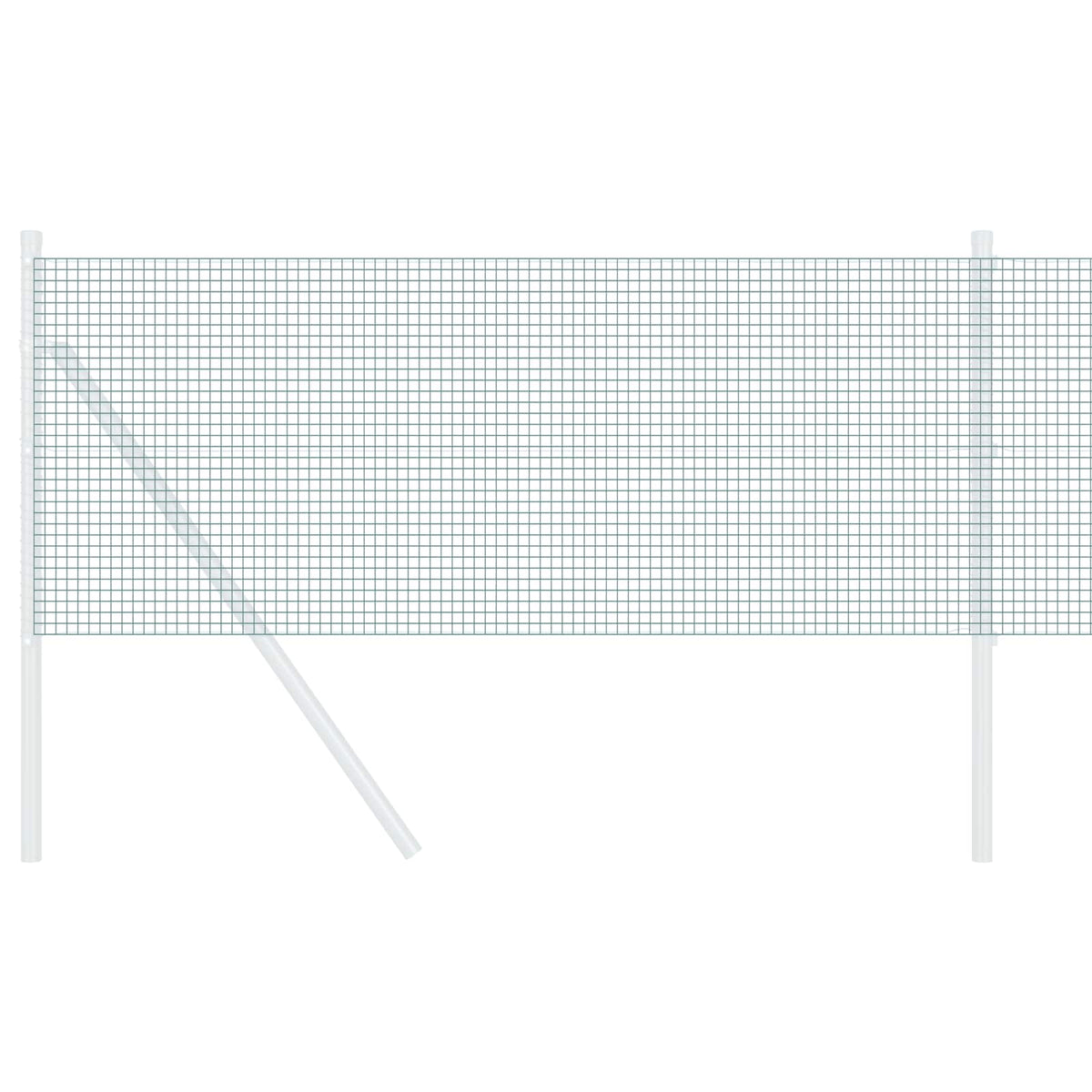 Vidaxl Schweißdrahtzaun grün 0,6 x 10 m