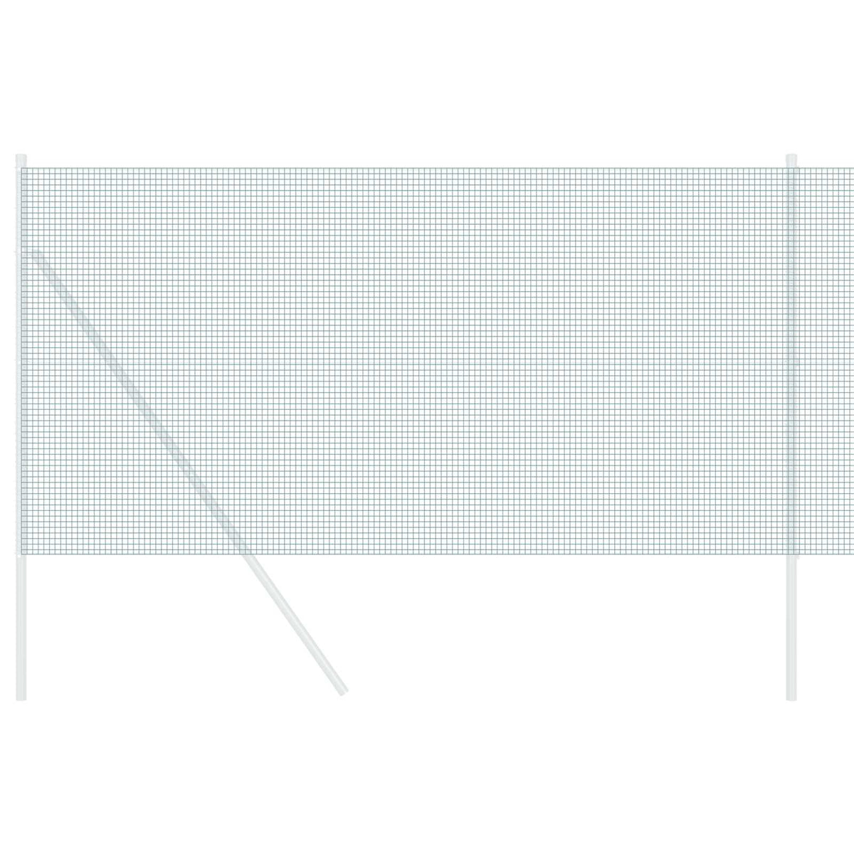 Vidaxl Schweißdrahtzaun grün 1,2 x 10 m