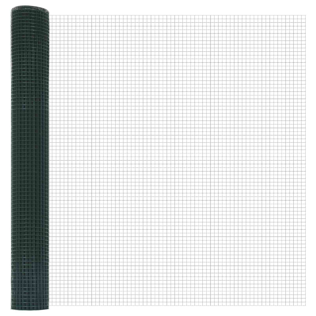 Vidaxl Schweißdrahtzaun grün 1,4 x 10 m