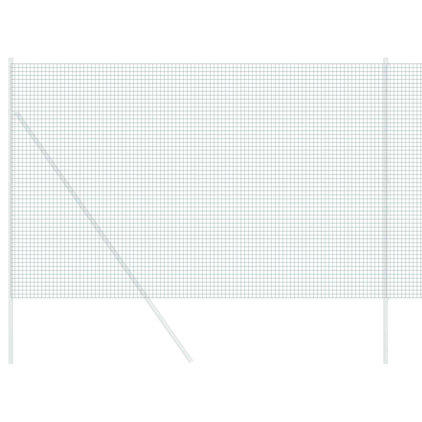 Vidaxl Schweißdrahtzaun grün 1,6 x 10 m