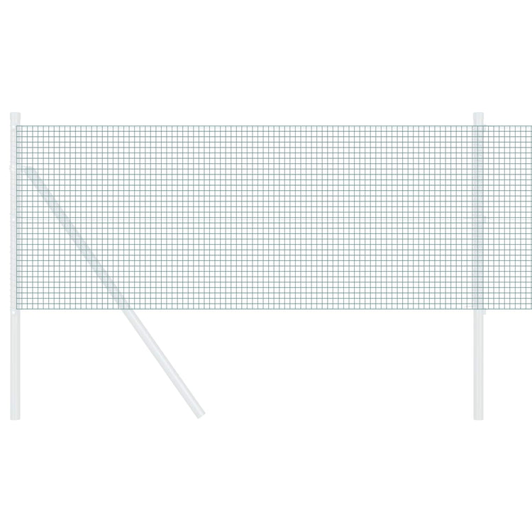 Vidaxl Schweißdrahtzaun grün 0,6 x 25 m