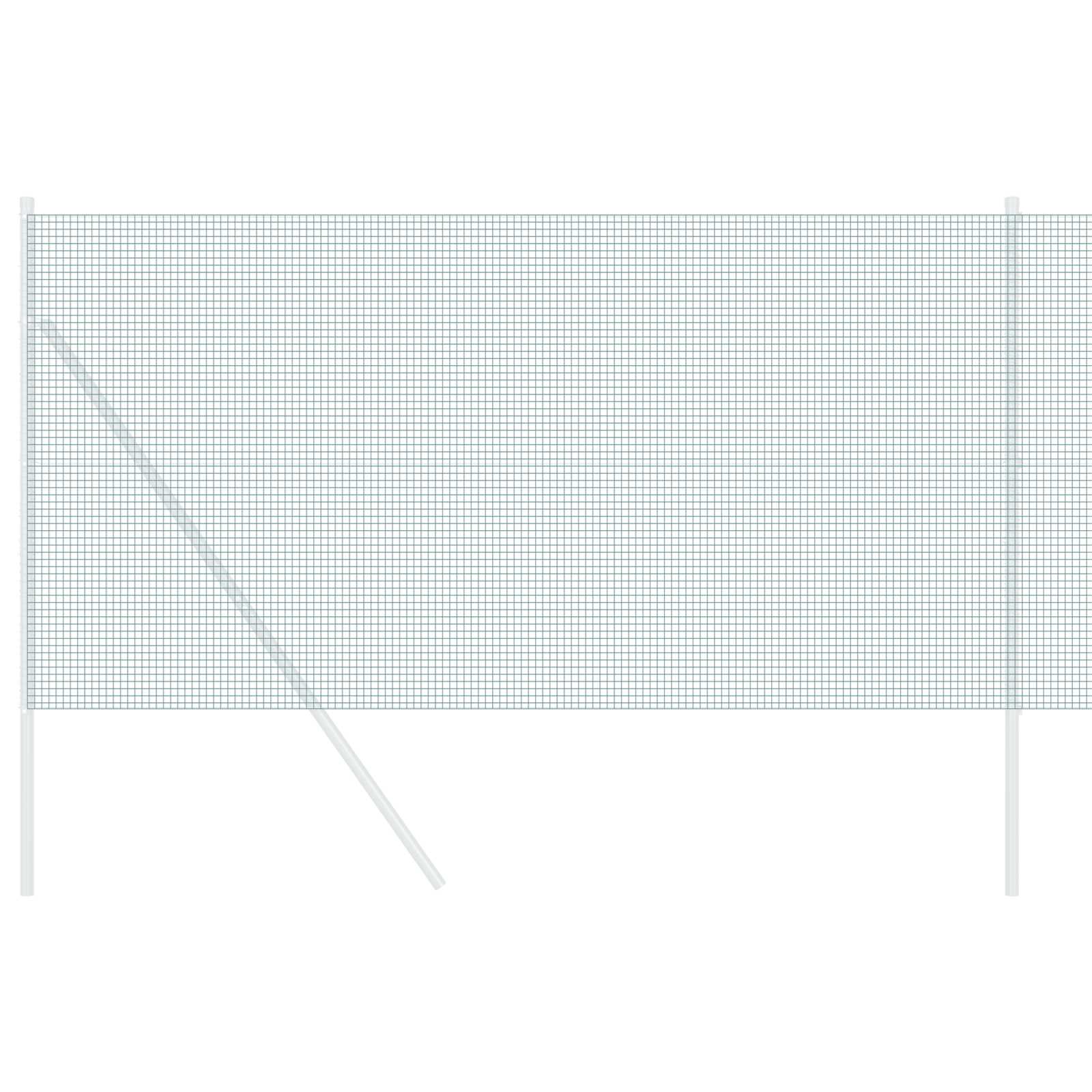 Vidaxl Schweißdrahtzaun grün 1,2 x 25 m